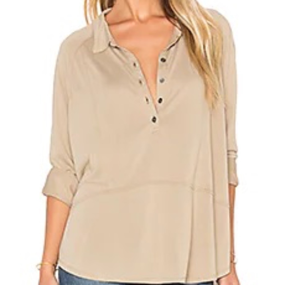 Free People Rose Shirt
